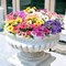 12-Bundle Artificial Outdoor Flowers – UV-Resistant Faux Daisy Silk Plants for Spring/Summer Garden, Porch, Window Boxes, Room, and Home Decor (Mixed Colors)